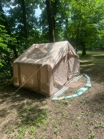 Group campsite at River's Edge Primitive Camping